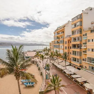  Apartment En Primera Linea De La Playa De Canteras Vista Al Mar